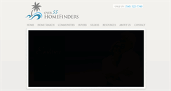 Desktop Screenshot of over55-homefinders.com
